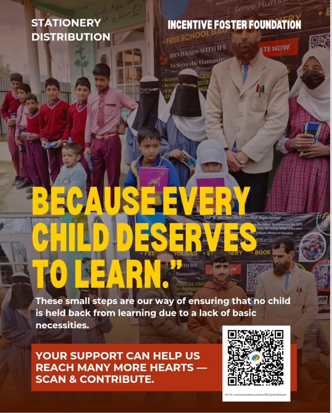 Free Bag & Stationery Drive